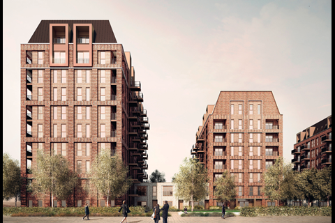 JTP's new application for the King George's Gate site in Tolworth for Meyer Homes